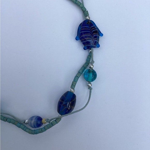 Glass beaded necklace - Picture 8 of 8
